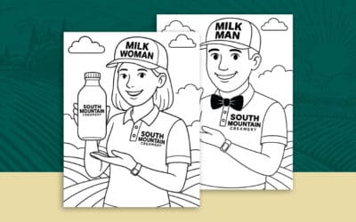 South Mountain Creamery Home Delivery Driver Kids Coloring Pages