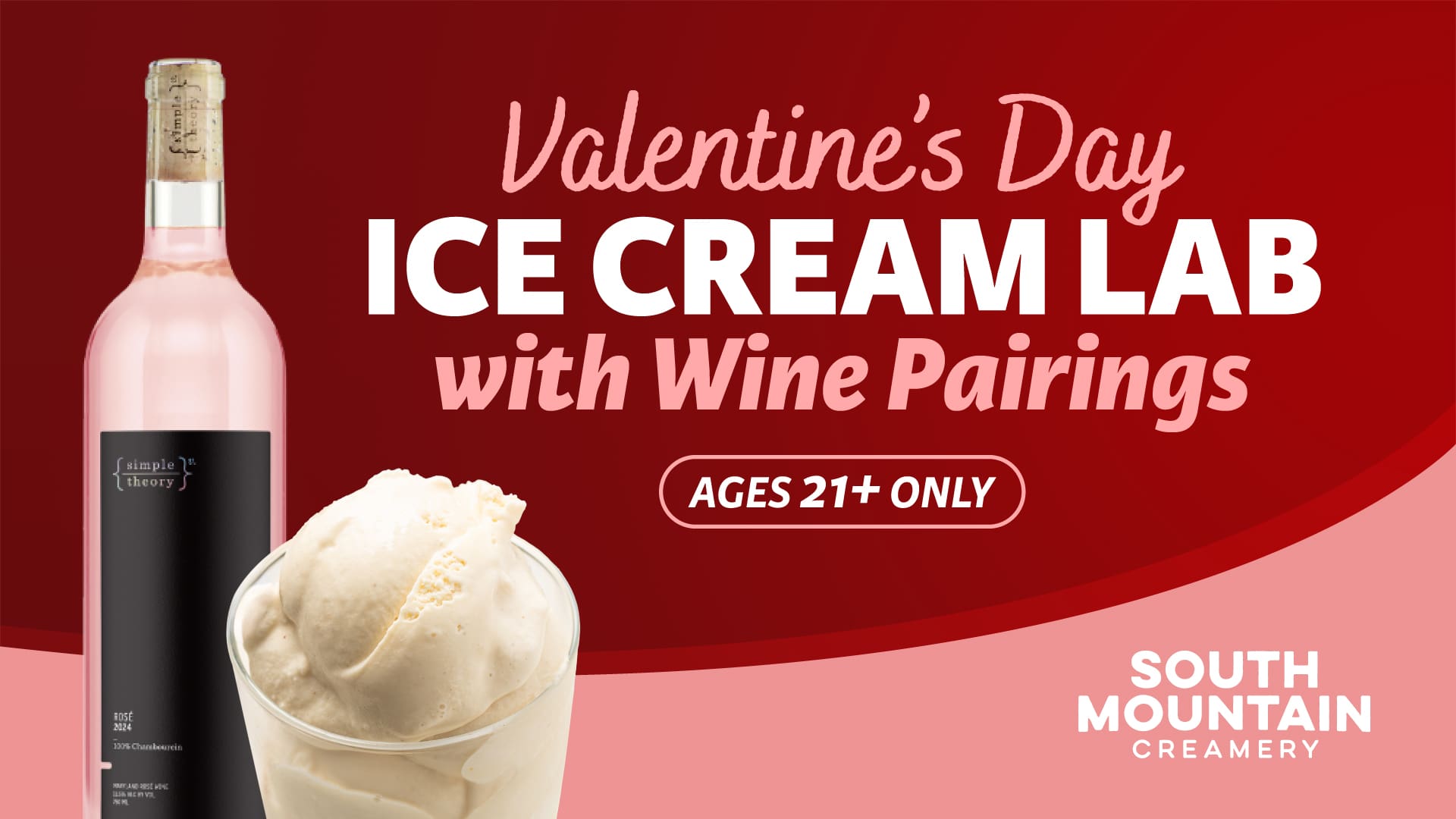 Multicolored Easter eggs spill out of an Easter basket.