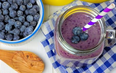Berry Banana Smoothie with our Strawberry Milk